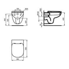 Ideal Standard Ideal Standard Tempo - Závesné WC, biela T331101