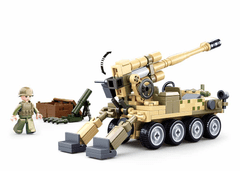 Sluban Army Model Bricks M38-B0751 Mobilný kanón 8x8 s pozemným mínometom