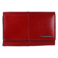 Bellugio Štýlová dámska kožená peňaženka Siska, červená