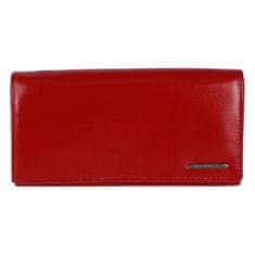 Bellugio Dámska kožená peňaženka Bellugio Bellinda, červená