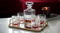 Diamante Dorchester päťdielny whisky set - 4x whisky pohár a 1x whisky fľaša