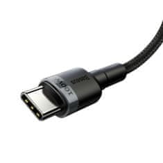 BASEUS Cafule kábel USB-C / USB-C PD 2.0 5A 2m, sivý