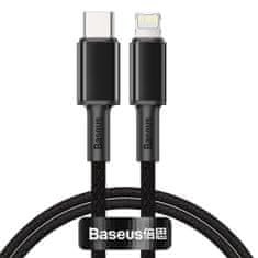 BASEUS Data kábel USB-C / Lightning PD 20W 1m, čierny