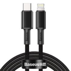 BASEUS Data kábel USB-C / Lightning PD 20W 2m, čierny