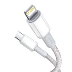 BASEUS Data kábel USB-C / Lightning PD 20W 2m, biely