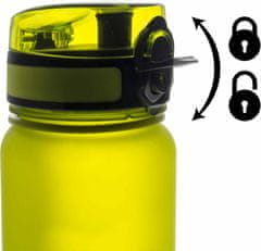 Športová Tritanová fľaša SPACE, 0,65 l, zelená