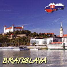 tvorme 3D magnetka Bratislava 3DMBA001 - leto/zima