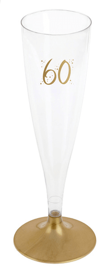 Santex Pohár na šampanské "60" 140ml 6ks