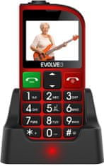 Evolveo EasyPhone FM SGM EP-800-FMR, red