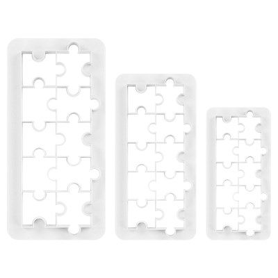 PME Súprava vykrajovačiek 3 kusy Geometric – puzzle