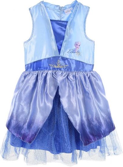 Sun City Šaty Frozen 2 Ľadové kráľovstvo Elsa modré Velikost: 104 (4 roky)