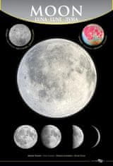 mapcards.net 3D Mini portrét - Mesiac (Moon, Luna)