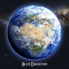 mapcards.net 3D didaktická pomôcka (veľký štvorec) - Blue Diamond (The Earth, La Tierra, Zem)