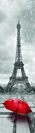 mapcards.net 3D záložka Paris in red