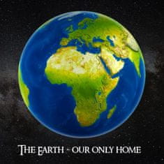 mapcards.net 3D štvorec The Earth - Our only home