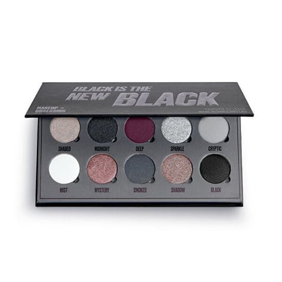 Makeup Obsession Paletka očných tieňov Black Is The New Black Obsession (Eye Shadow Palette) 13 g
