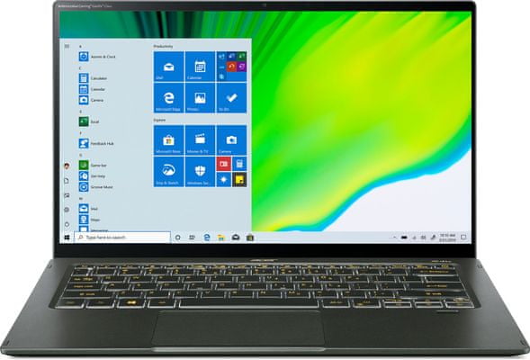 Notebook Acer Swift 5 Full HD SSD DDR4 krásny obraz detailné zobrazenie