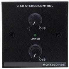 Omnitronic R-2S, 2x stereo ovládač hlasitosti pre MCR-4225
