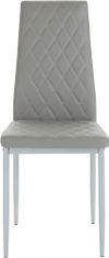 Danish Style Jedálenská stolička Barat (Súprava 2 ks), sivá