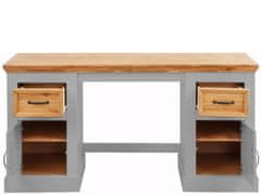 Danish Style Pracovný stôl Yvet, 150 cm, sivá