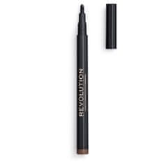 Makeup Revolution Ceruzka na obočie Micro Brow Pen 1 ml (Odtieň Light Brown)
