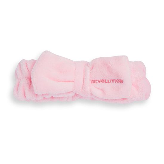 Revolution Skincare Kozmetická čelenka Pretty Pink Bow