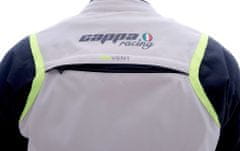 Cappa Racing Bunda moto pánska MELBOURNE textilná sivá / fluo / čierna 3XL