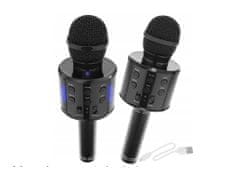 Alum online Bezdrôtový karaoke mikrofón WS-858 - Čierny