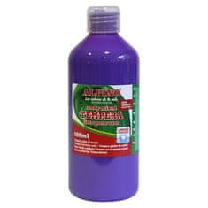 Alpino Fľaša temperové farby do školy 500 ml. fialová