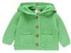 detský sveter s kapucňou 112037 68 zelená