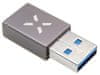FIXED Redukcia z hliníka Link USB-C na USB-A FIXA-CU-GR, sivá