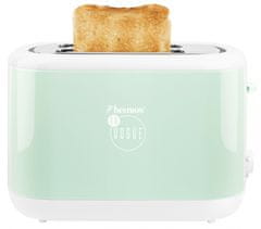 Bestron Toaster z kolekcie En Vogue - Pastelovo zelená