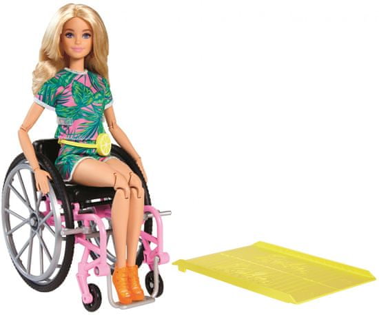 Mattel Barbie Modelka na invalidnom vozíku 165 - Blondínka