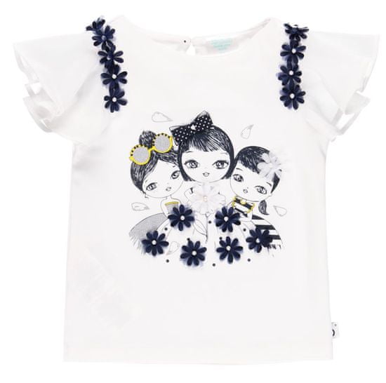 Boboli dievčenské tričko s riaseným rukávom 702212