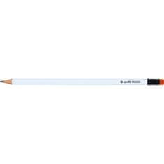 Astra ZENITH Basic, Obyčajná ceruzka HB s gumou, mix farieb, stojan, 206315005