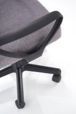 Halmar Kancelárska stolička s podrúčkami Timmy - sivá / čierna
