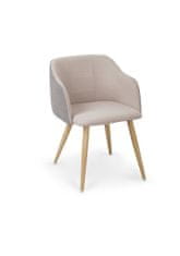Halmar Jedálenská stolička K288 - svetlosivá / béžová