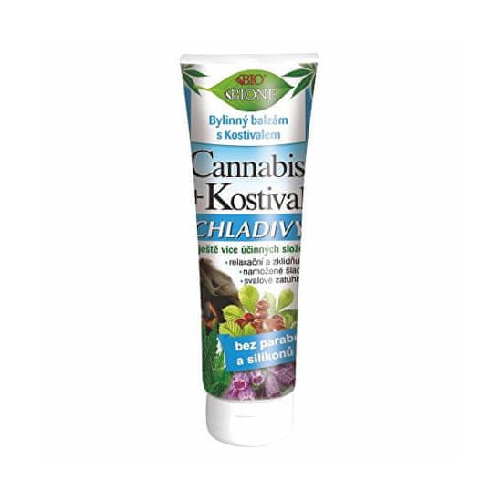Bione Cosmetics Bylinný balzam s kostihojom chladivý Cannabis 200 ml