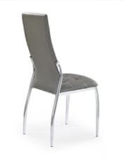 Halmar Jedálenská stolička K209 - sivá / chróm