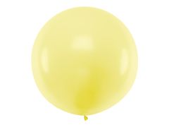 PartyDeco Balón veľký svetložltý 1m