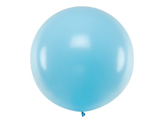 PartyDeco Balón veľký bledomodrý 1m
