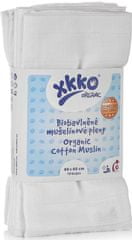 XKKO Biobavlnené plienky Organic 40x40 Old Times Biele - 10ks