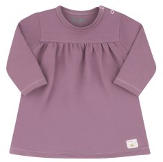 Nini dievčenské šaty z organickej bavlny ABN-2511 86 ružová