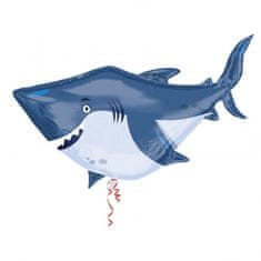 Amscan Fóliový balón supershape Žralok 101x81cm