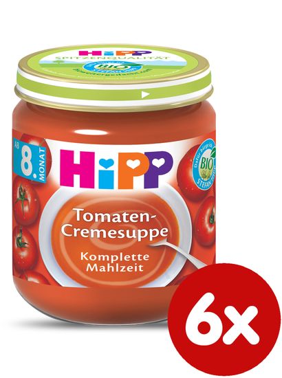 HiPP BIO Krémová polévka rajčatová 6x200g