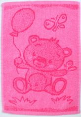Profod Detský uterák Bear pink 30x50 cm