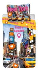 Jerry Fabrics Obliečky fototlač Times Square 140x200, 70x90 cm