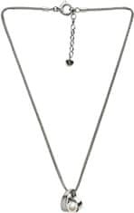 Skagen Dámsky oceľový náhrdelník s perlou SKJ0749040