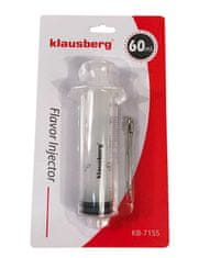 KINGHoff Injekčná striekačka 60 ml na marinovanie mäsa Klausberg Kb-7155