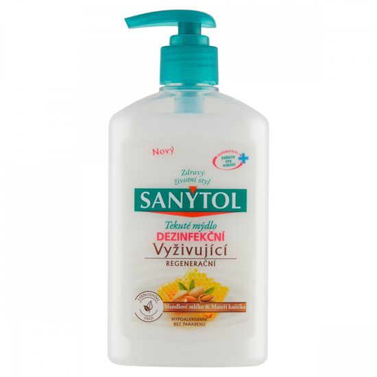 SANYTOL Dezinfekčné vyživujúce mydlo 250 ml
